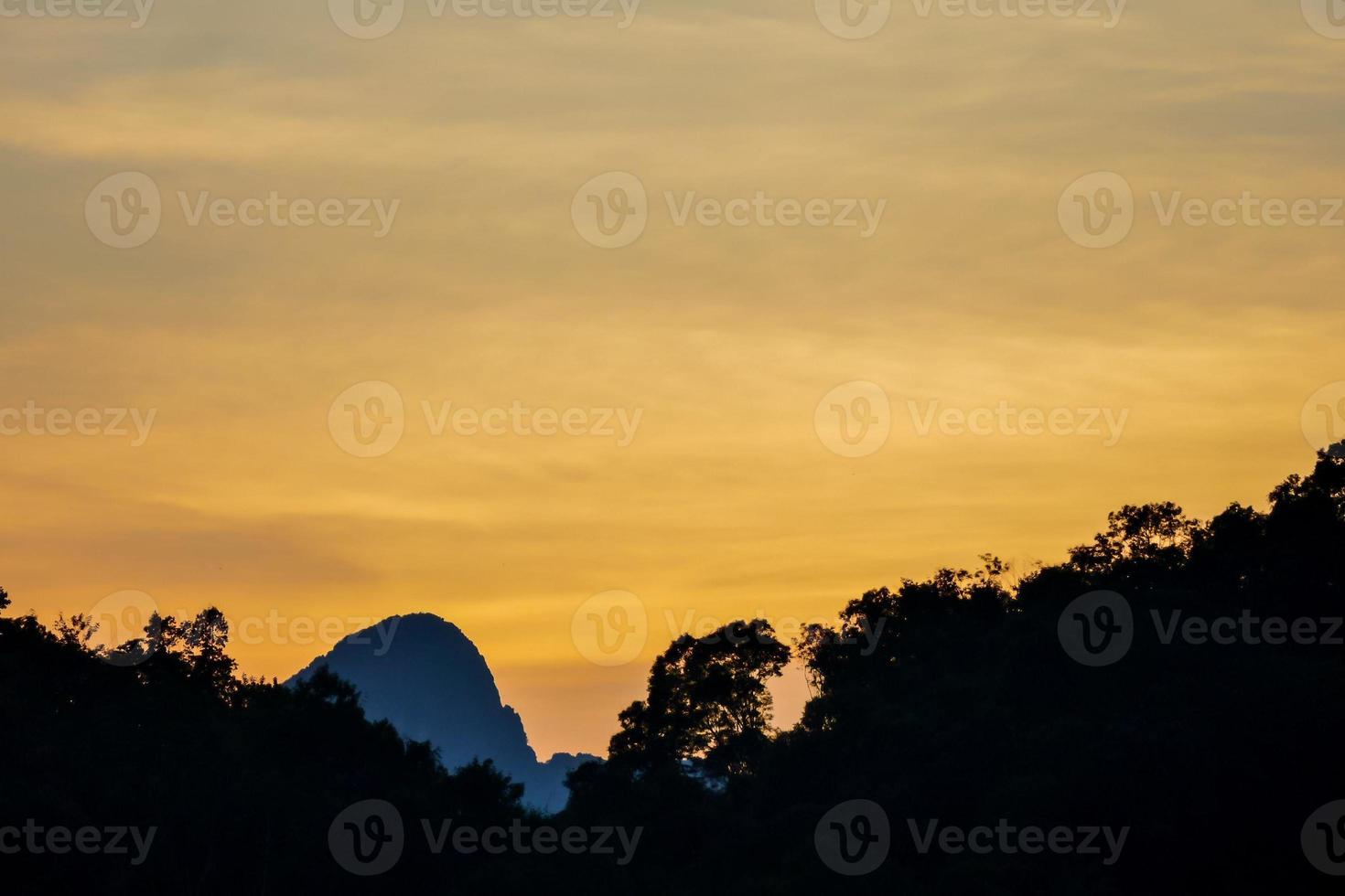 Rural landscape in Asia photo