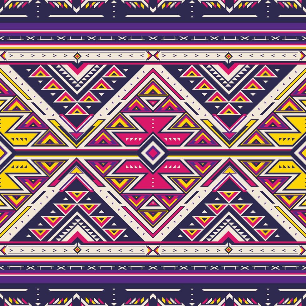 native pattern ethnic pattern indian aztec tribal geometric mexican ornament textile fabric graphic rug folk motif african ornamental embroidery boho tradition trendy native american maya vector