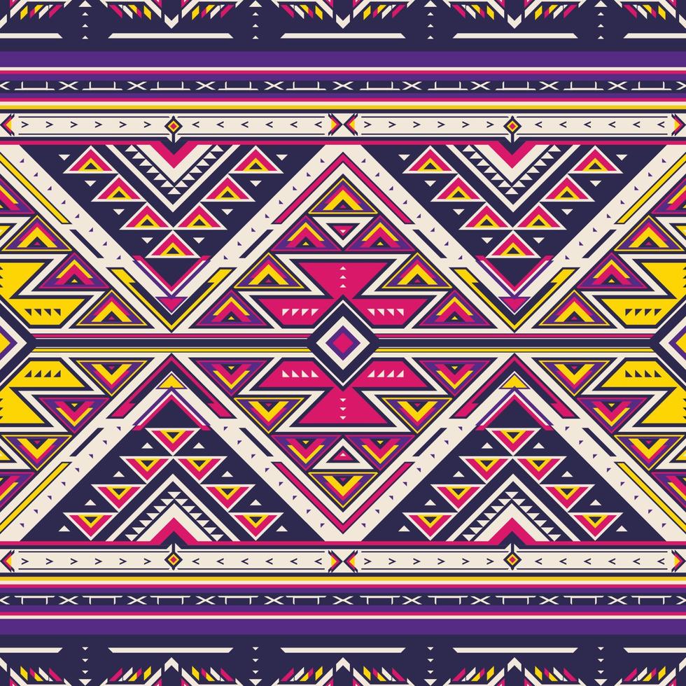 native pattern ethnic pattern indian aztec tribal geometric mexican ornament textile fabric graphic rug folk motif african ornamental embroidery boho tradition trendy native american maya vector