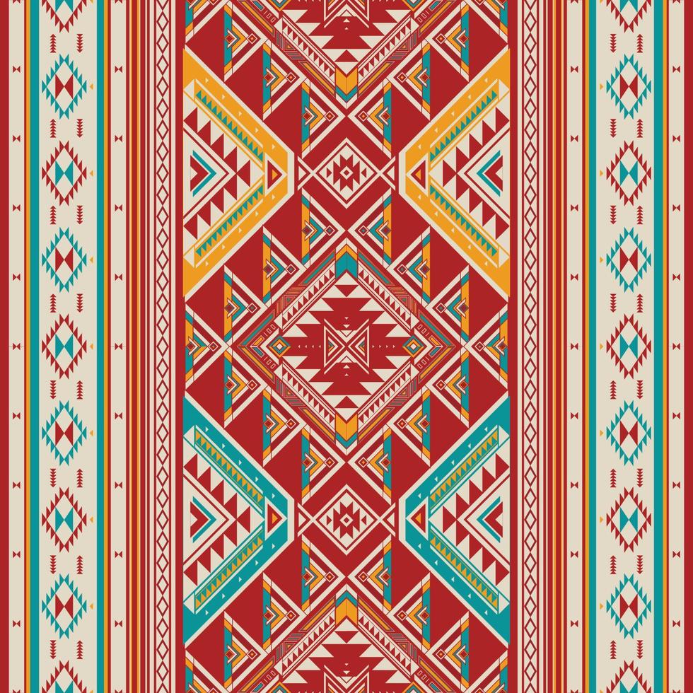 nativo americano indios ornamento modelo geométrico étnico tejidos textura tribal azteca patrón navajo mejicanos telas vector ornato moda