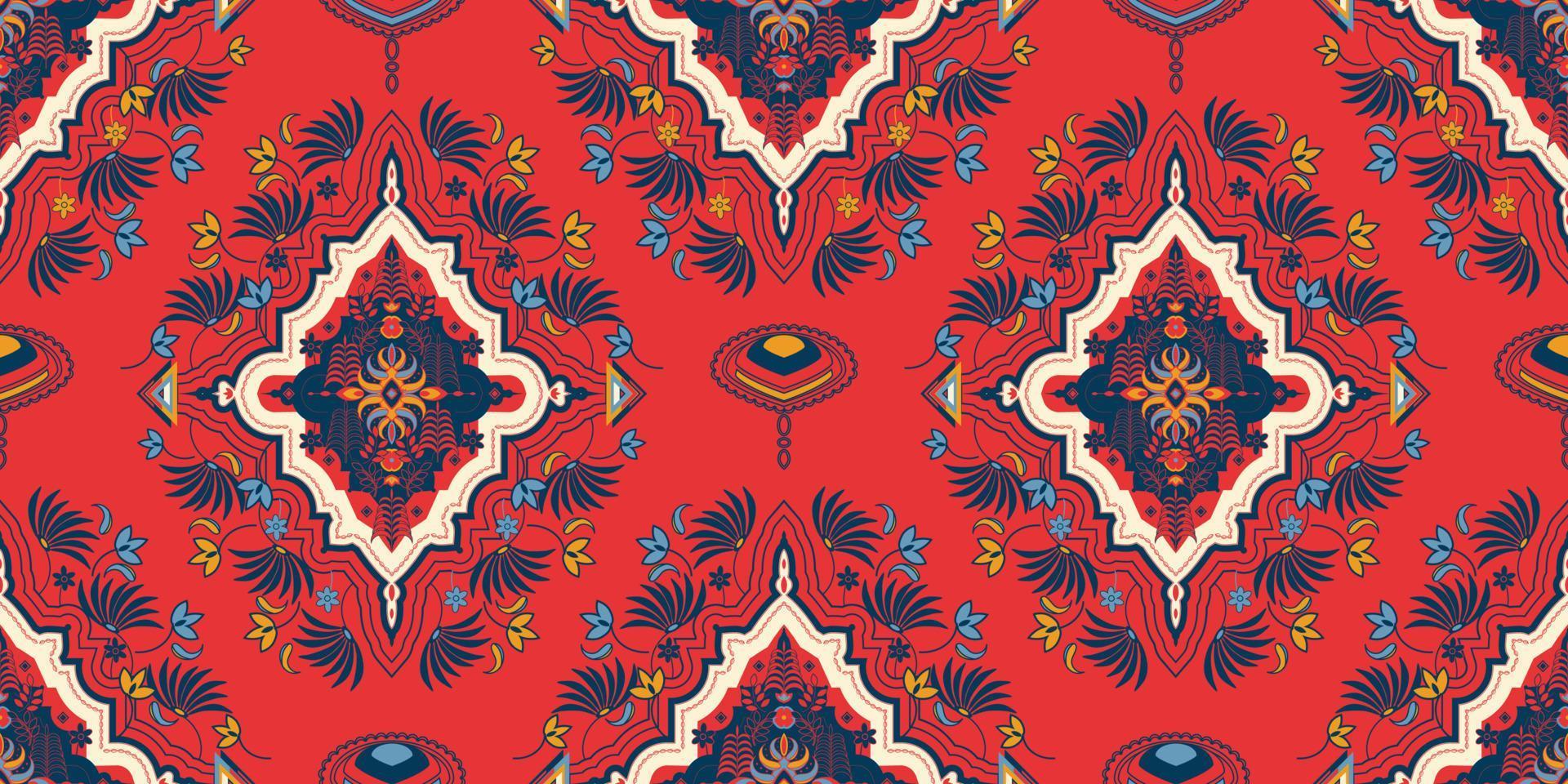 Native american indian ornament pattern geometric ethnic textile texture tribal aztec pattern navajo mexican fabric seamless Vector decoration fashion