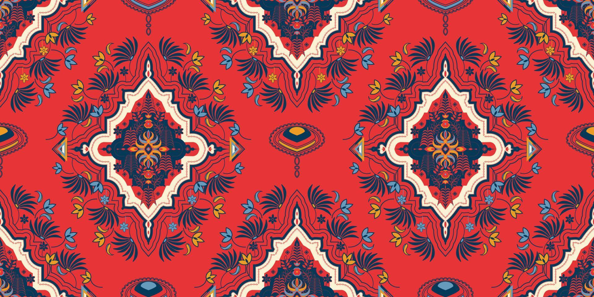 Native american indian ornament pattern geometric ethnic textile texture tribal aztec pattern navajo mexican fabric seamless Vector decoration fashion