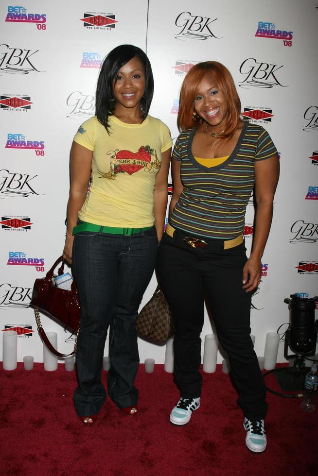 Mary Mary  at the BET Awards GBK Gifting Lounge outside the Shrine Auditorium in Los Angeles CA onJune 23 20082008 photo