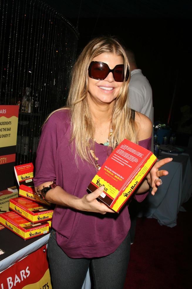 Fergie at the BET Awards GBK Gifting Lounge outside the Shrine Auditorium in Los Angeles CA onJune 24 20082008 photo