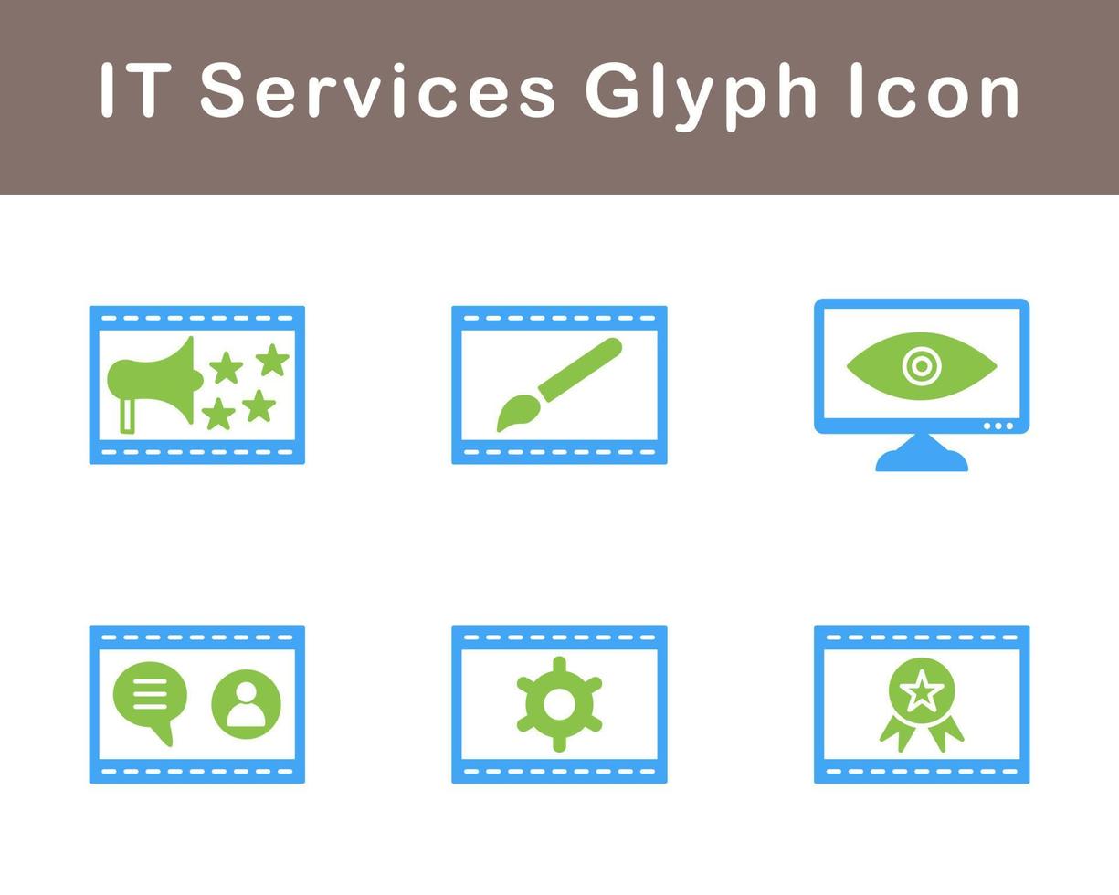 IT Services Vector Icon Set