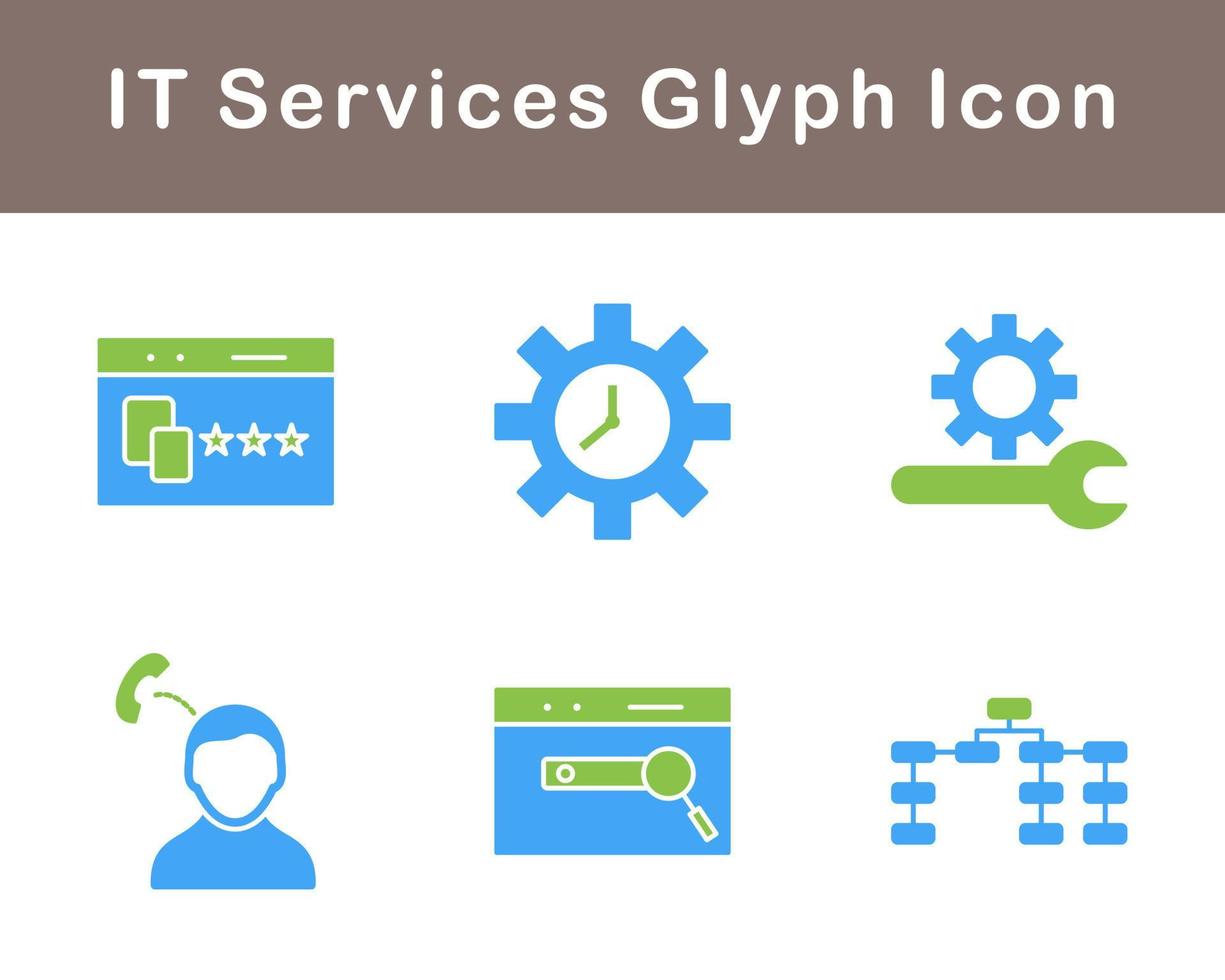 IT Services Vector Icon Set