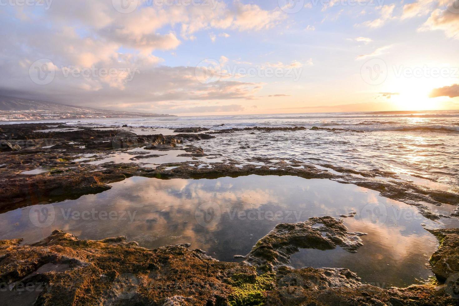 Scenic coastal view photo