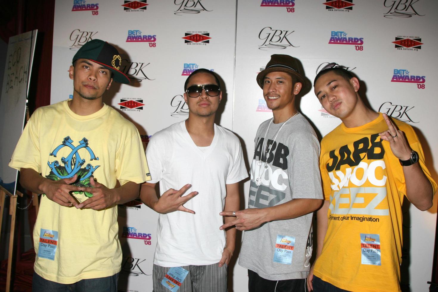 Jabbawockeez at the BET Awards GBK Gifting Lounge outside the Shrine Auditorium in Los Angeles CA onJune 22 20082008 photo
