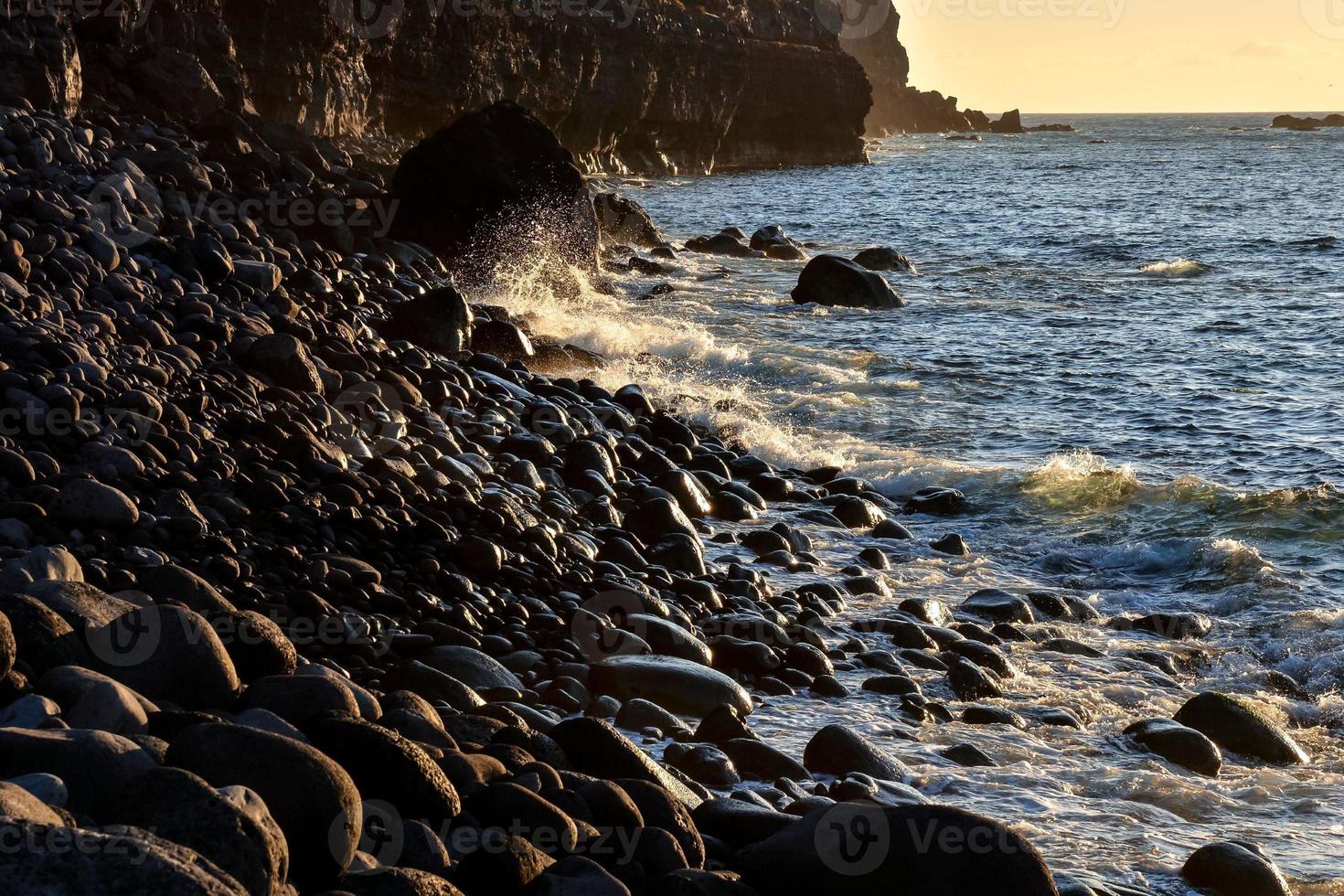 Scenic coastal view photo