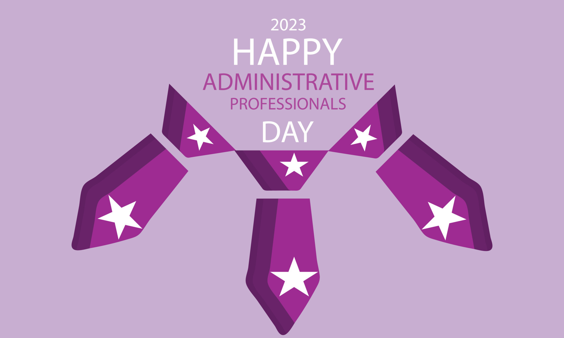 Happy Administrative Professionals Day. Template for background, banner