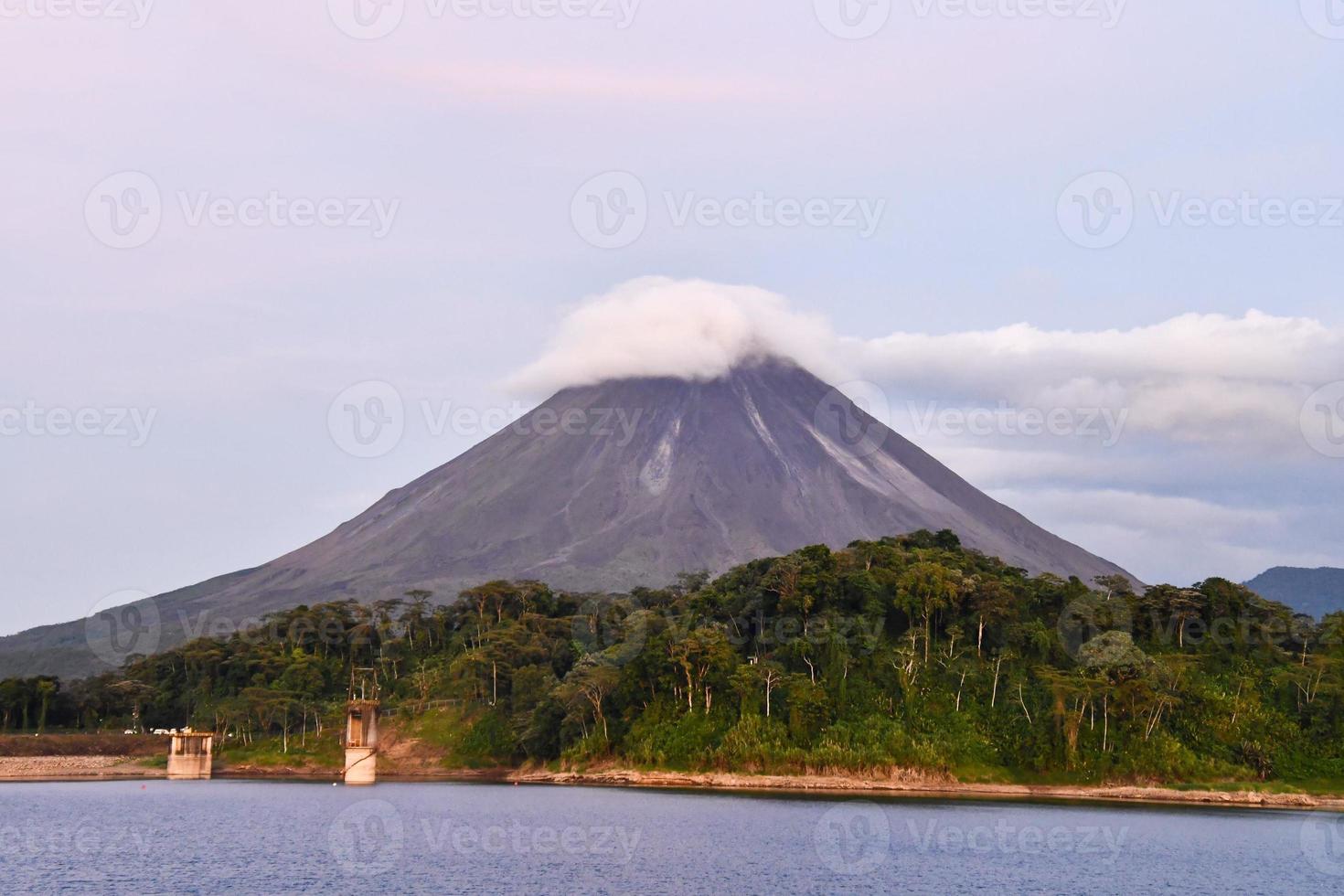 Scenic mountain landscape photo