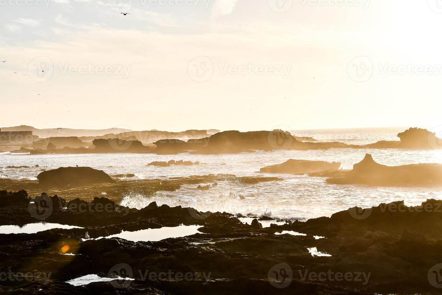 Scenic coastal view photo