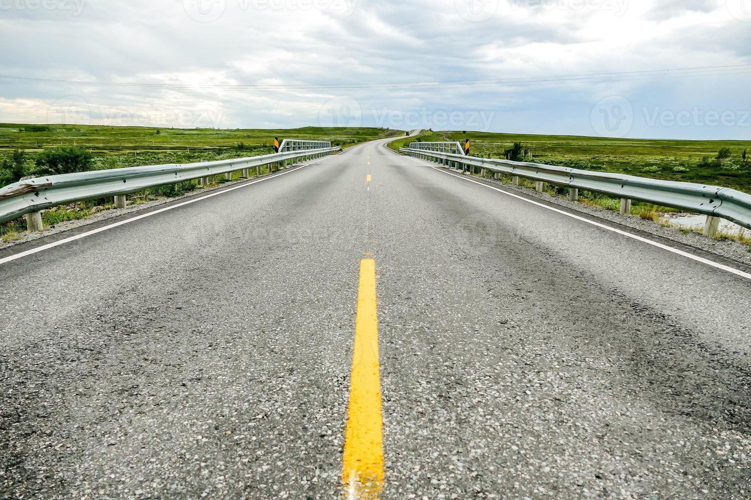 Road in the countryside photo