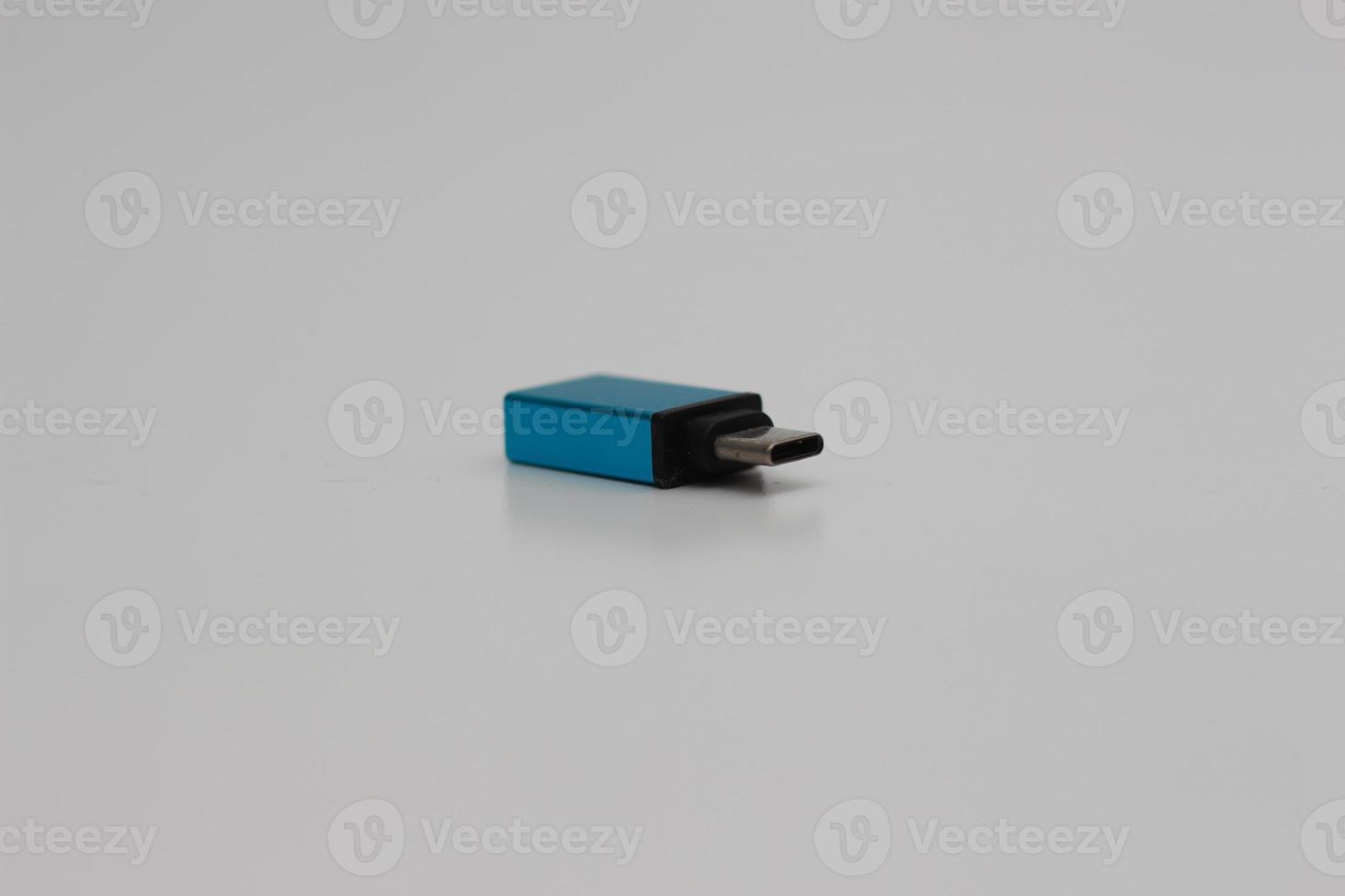 A close up of USB OTG or On The Go Type C to Type A adapters photo