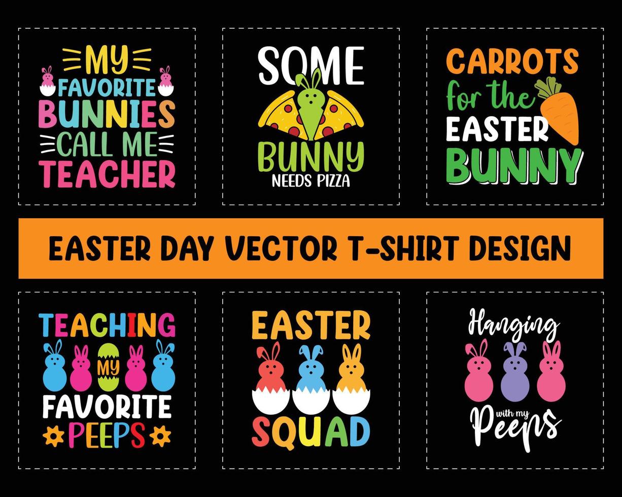 Easter Day Typography Vector T-shirt Design pro download