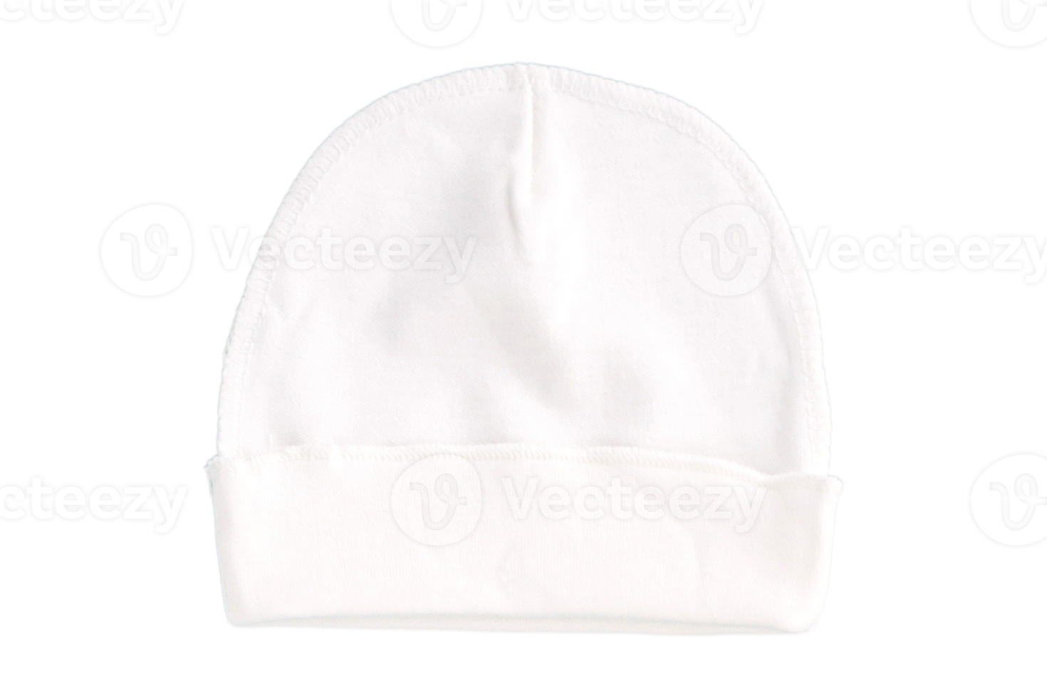 White baby hat isolated on a transparent background png