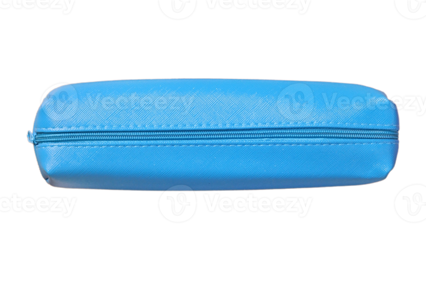 Blue pencil case isolated on a transparent background png