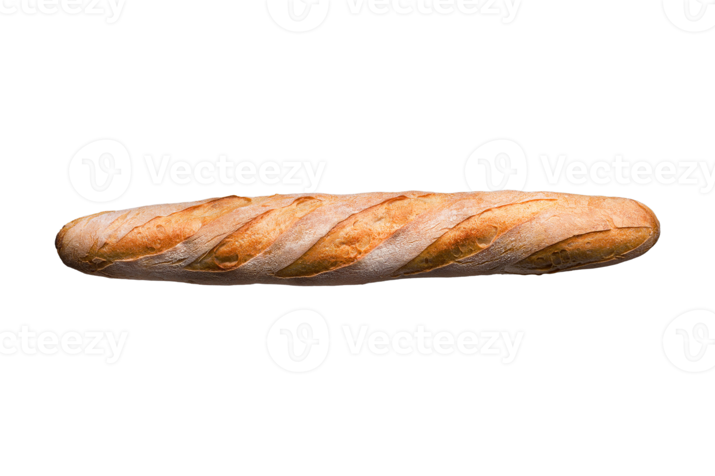 French bread isolated on a transparent background png