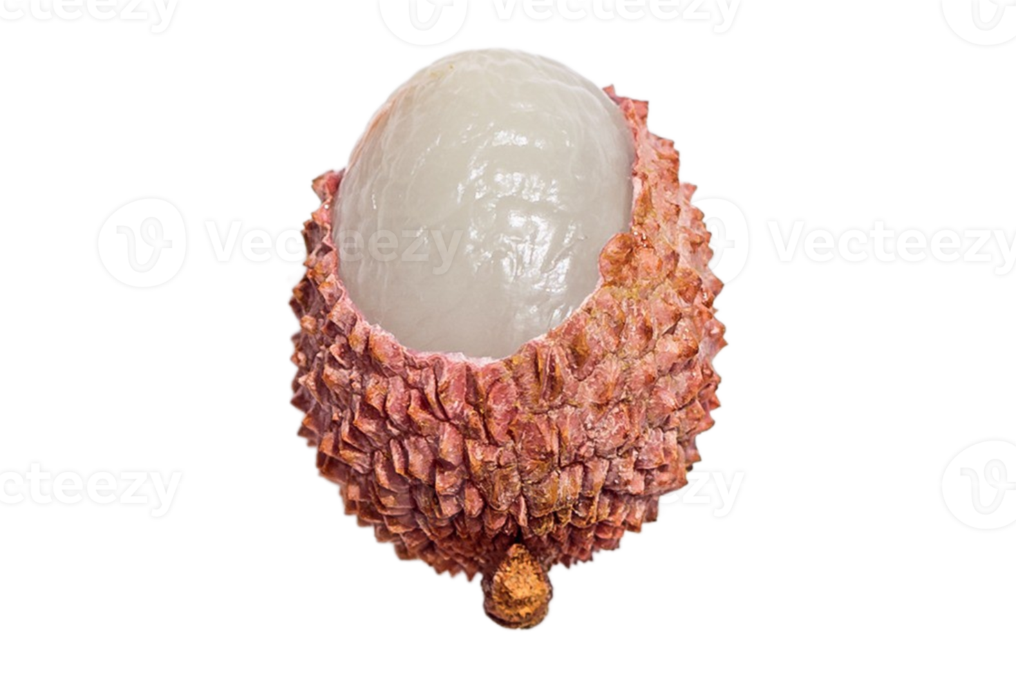 Red lychee fruit isolated on a transparent background png