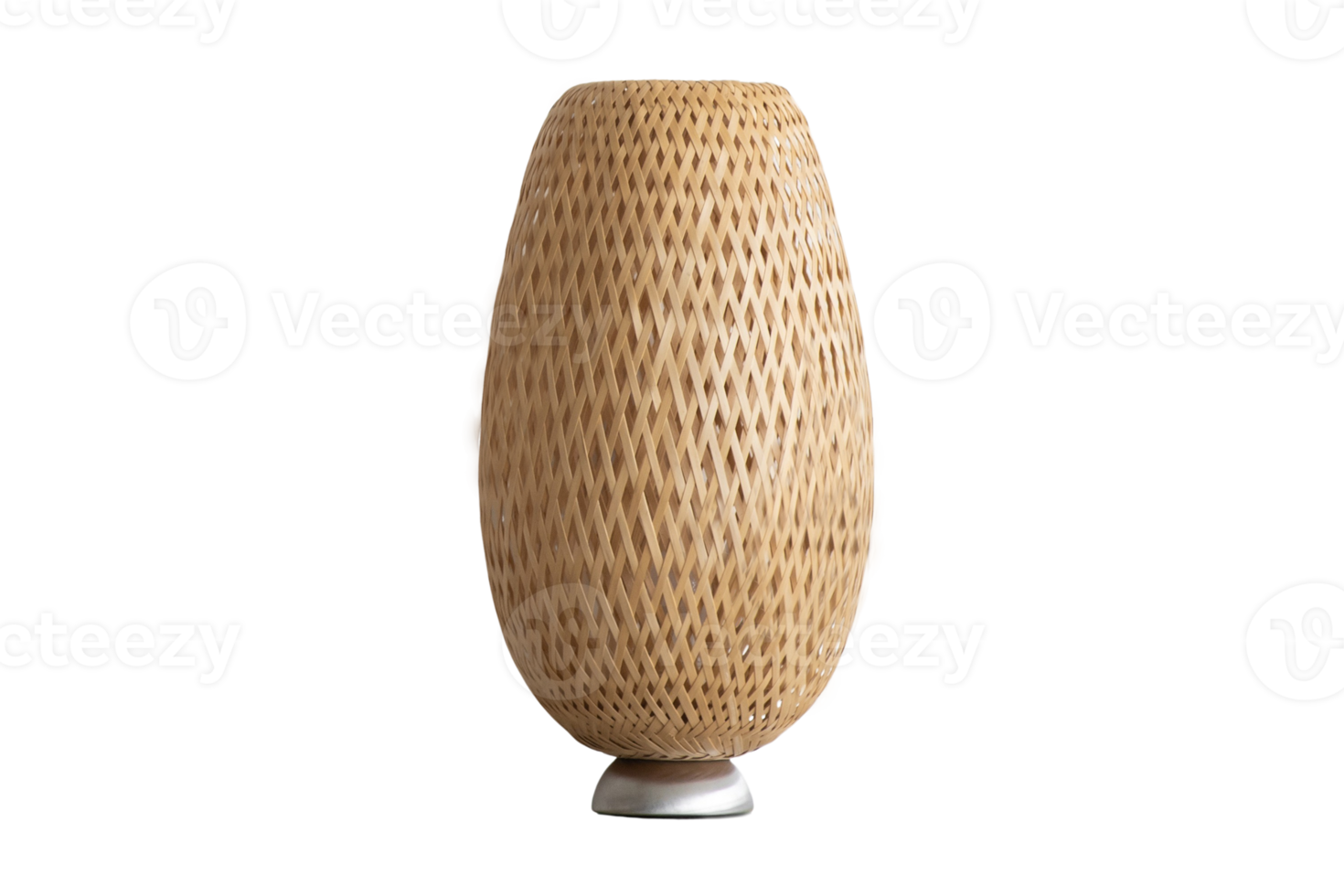 Beige vase isolated on a transparent background png