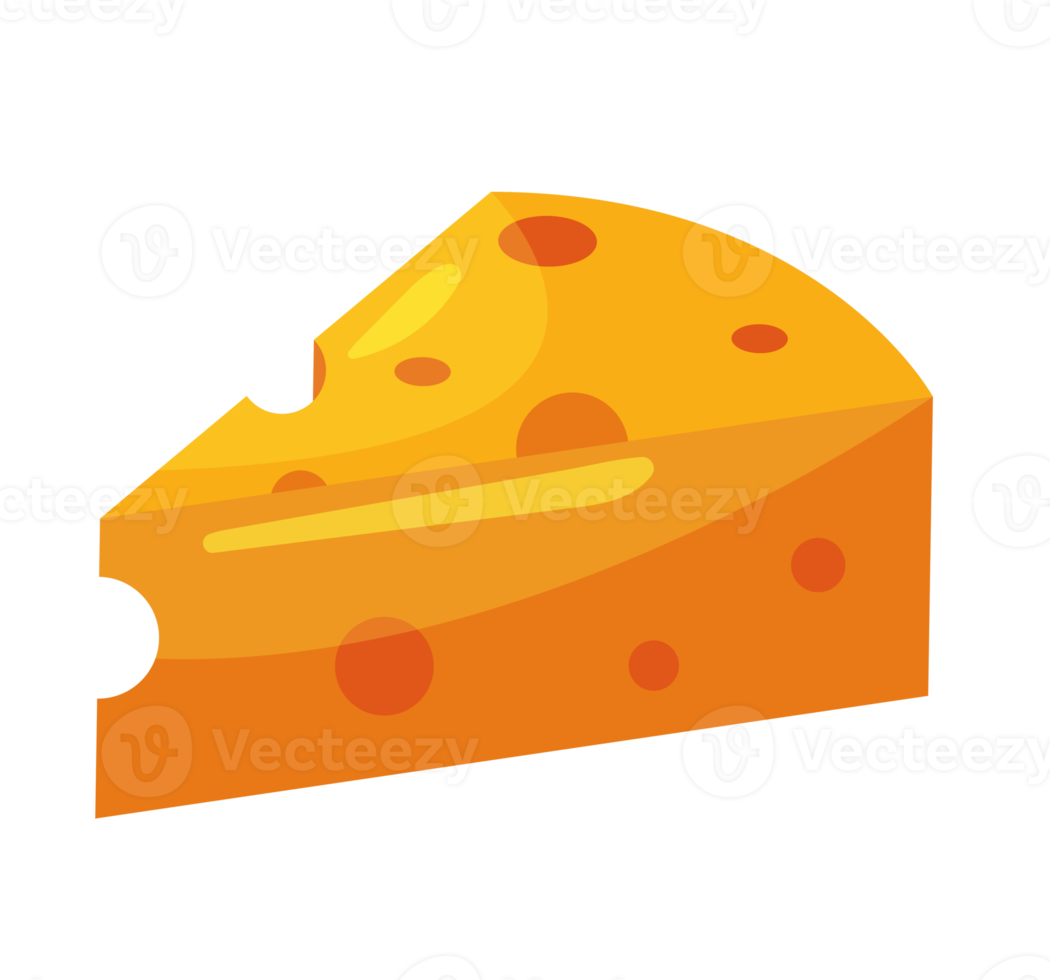 cheese cartoon. Hand drawn isolated png