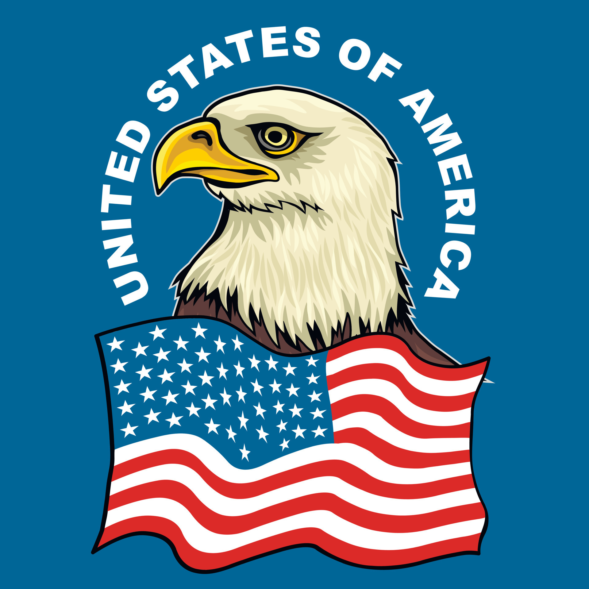 Bald eagle, american coat of arms, 21492061 Vector Art at Vecteezy