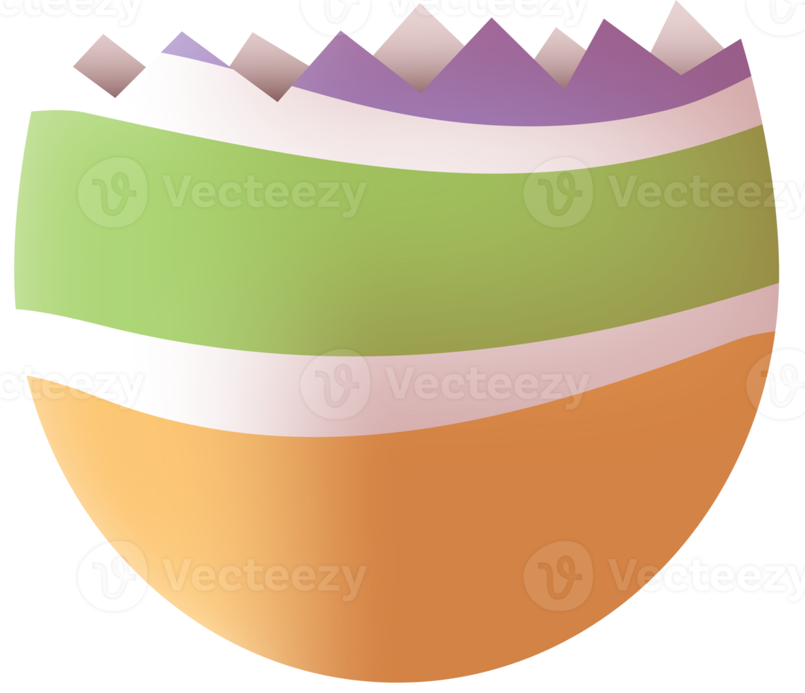 Cracked Easter Egg png