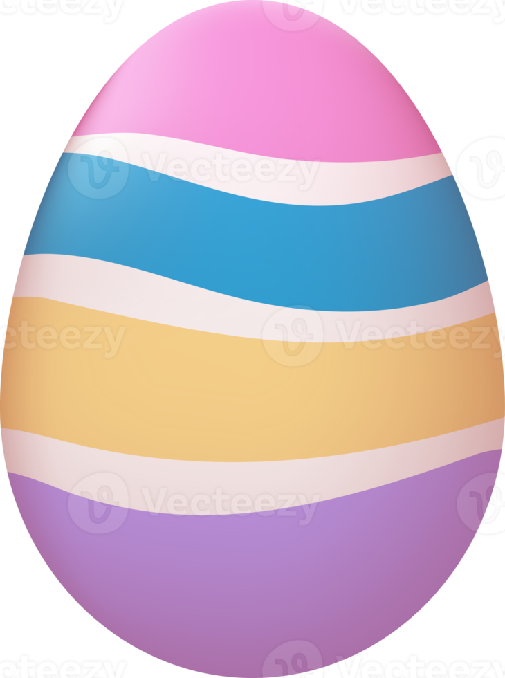 Easter egg illustration png
