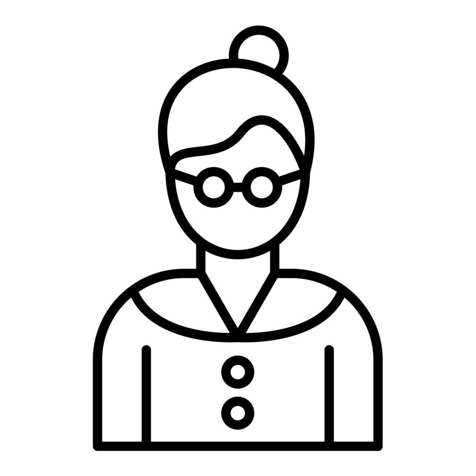 Grandmother vector icon