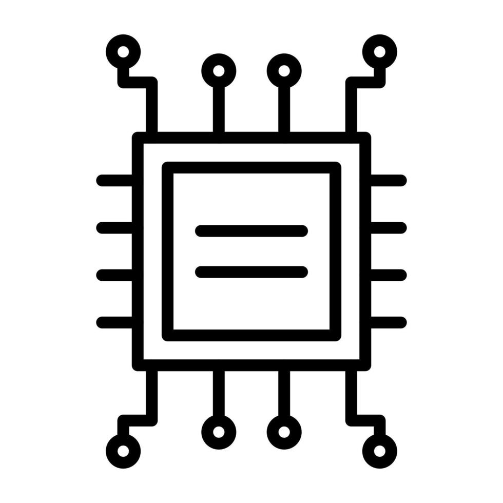 Electric Circuit vector icon