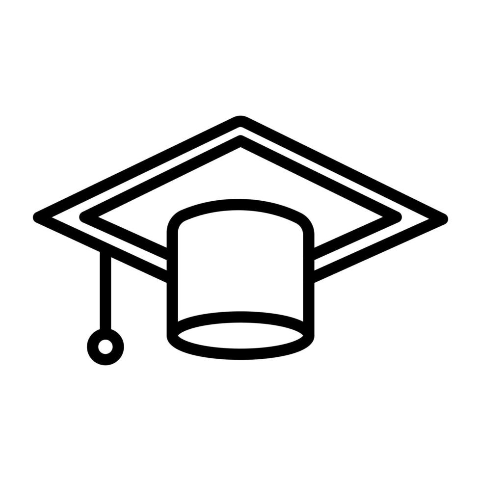 Graduation Hat vector icon