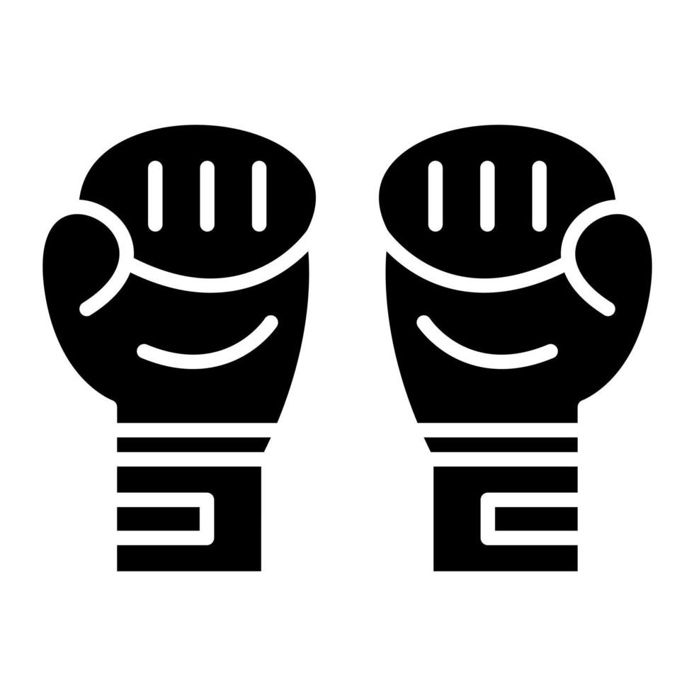 icono de vector de guantes de boxeo