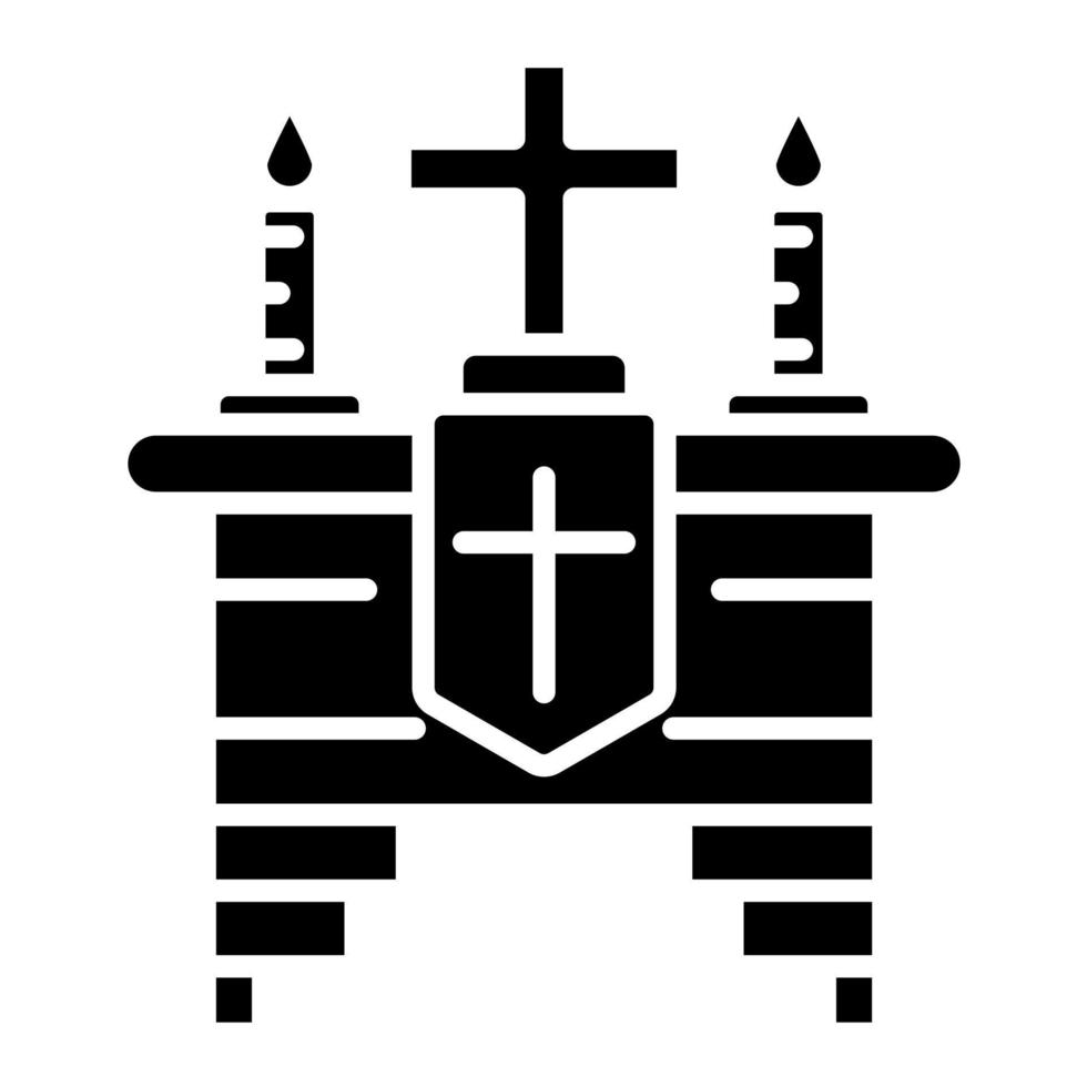 Altar vector icon