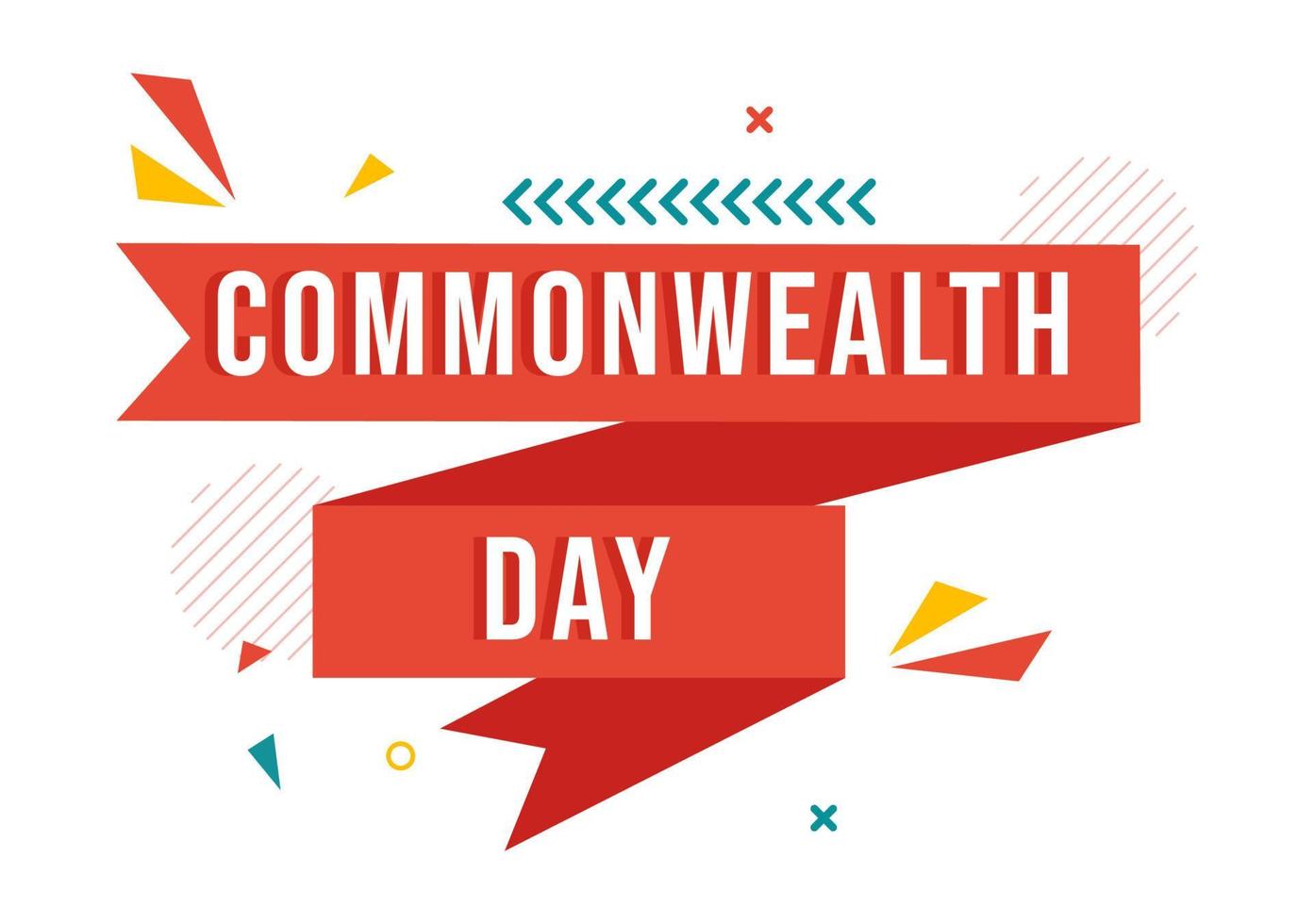 Commonwealth of Nations Day on 24 may Illustration with Helps Guide Activities by Commonwealths Organizations in Flat Hand Drawn Templates vector