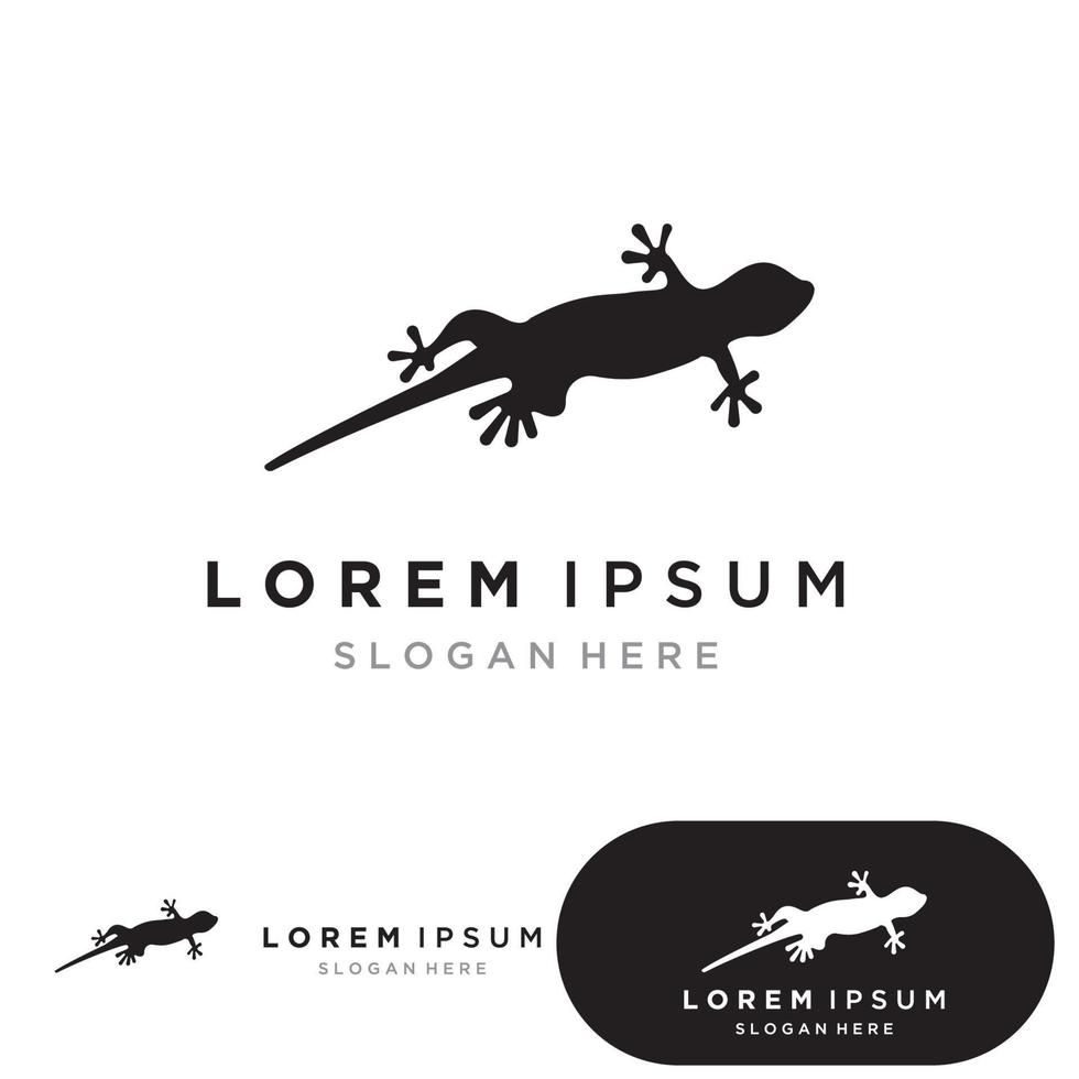 Lizard home logo icon vector design
