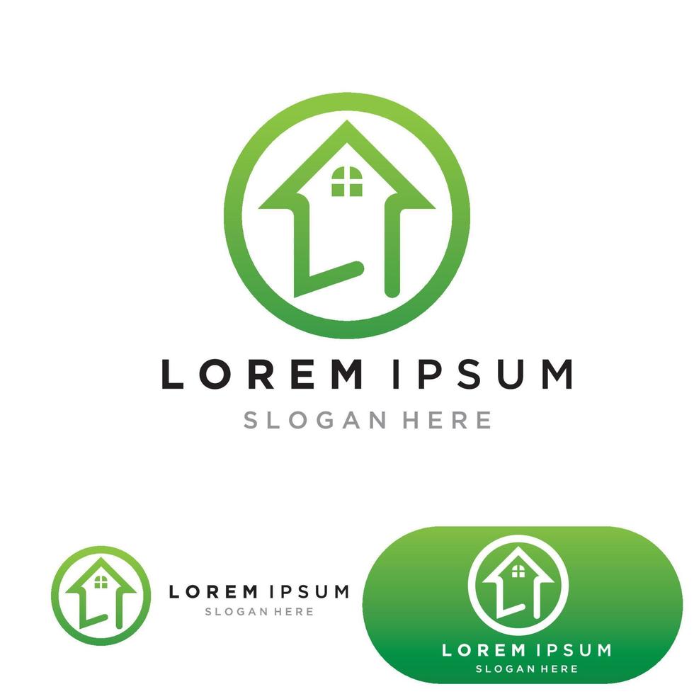 home buildings logo and symbols icons vector