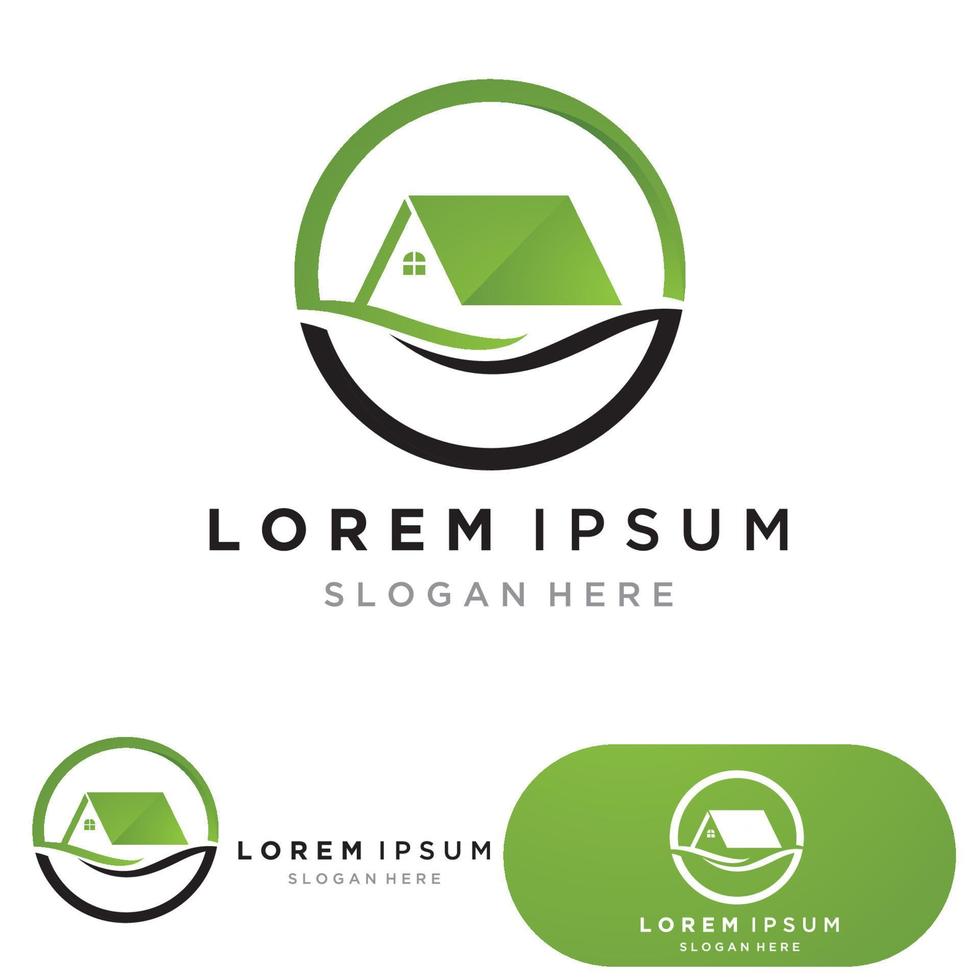 home buildings logo and symbols icons vector
