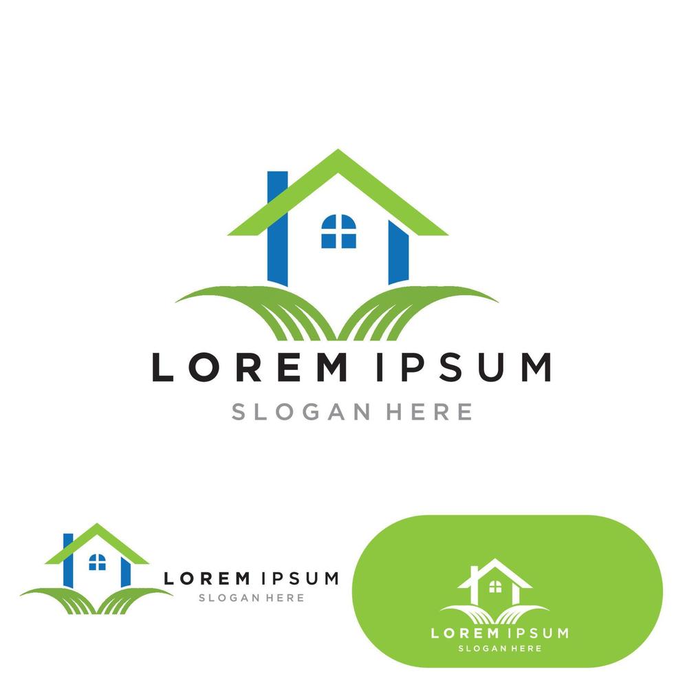 home buildings logo and symbols icons vector