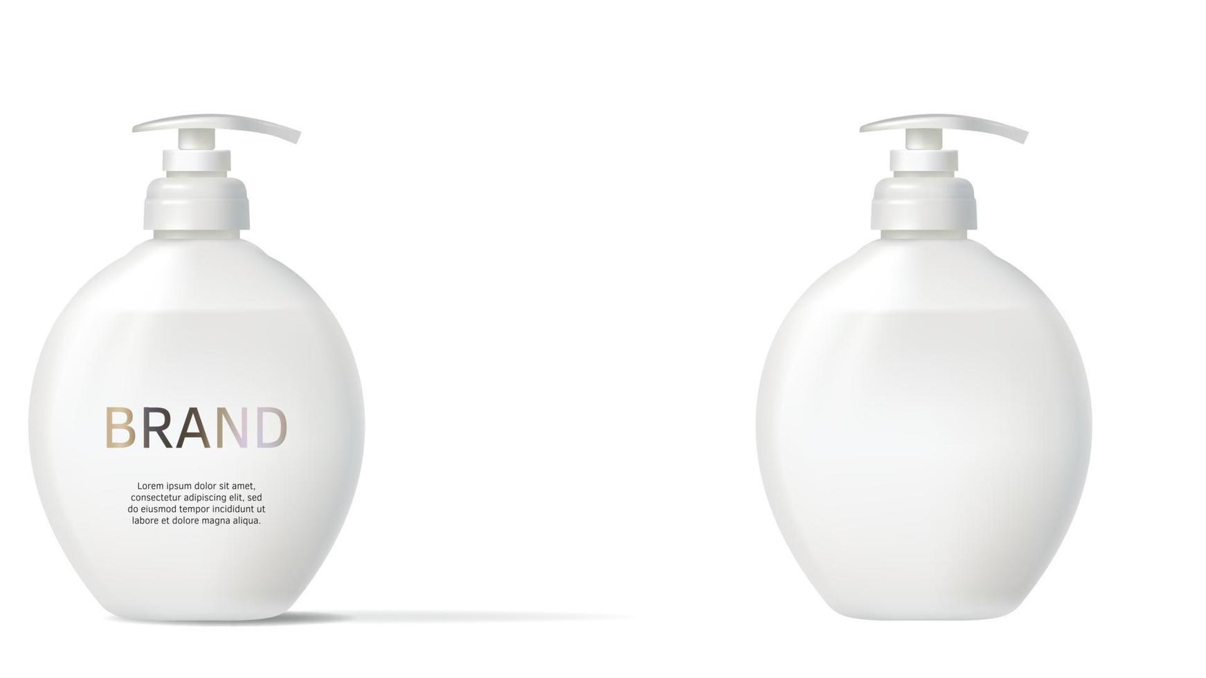 Cosmetic realistic vector with milk swirl, jasmine