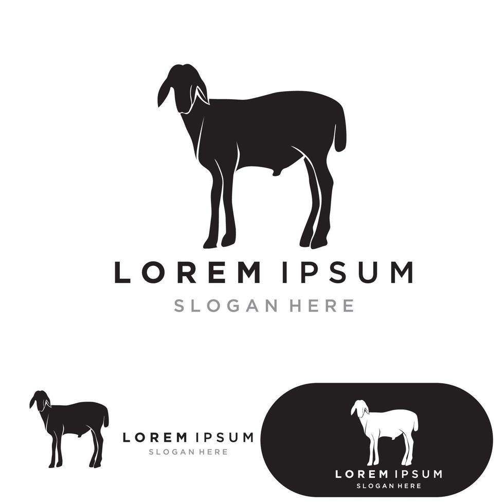 Goat Logo Template vector icon