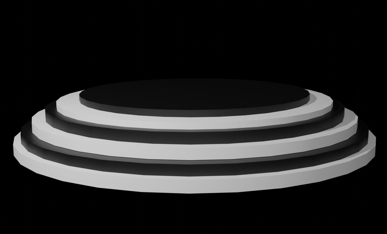 3D Rendering Podium Stage photo