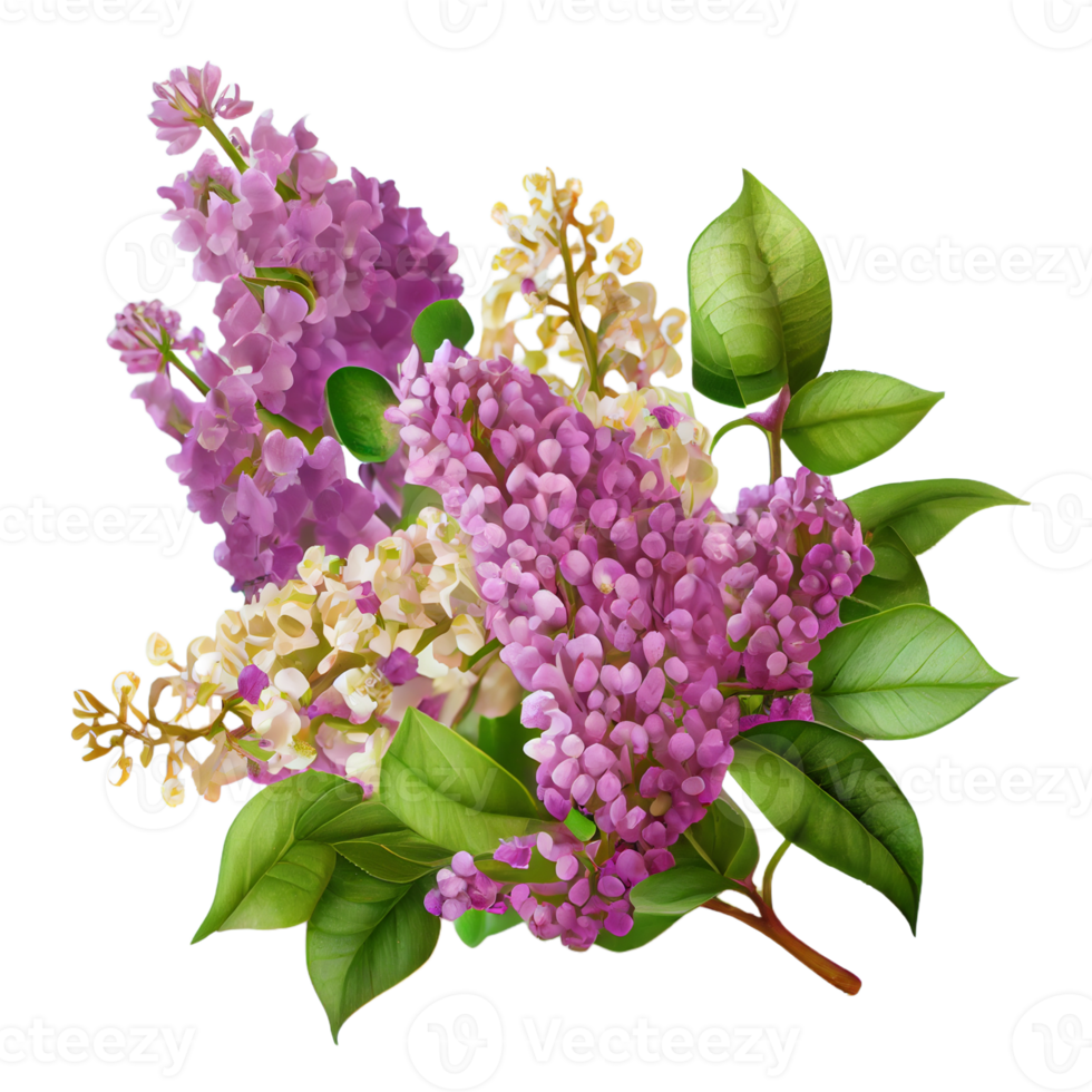 Bouquet of flowers on a transparent background. Floral arrangement. . For stickers, invitations, greeting cards, wedding card, decorations. png