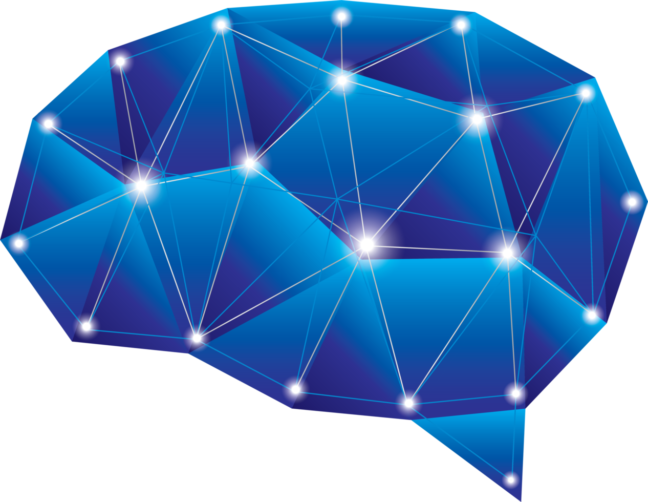 artificial intelligence brain graphic element png