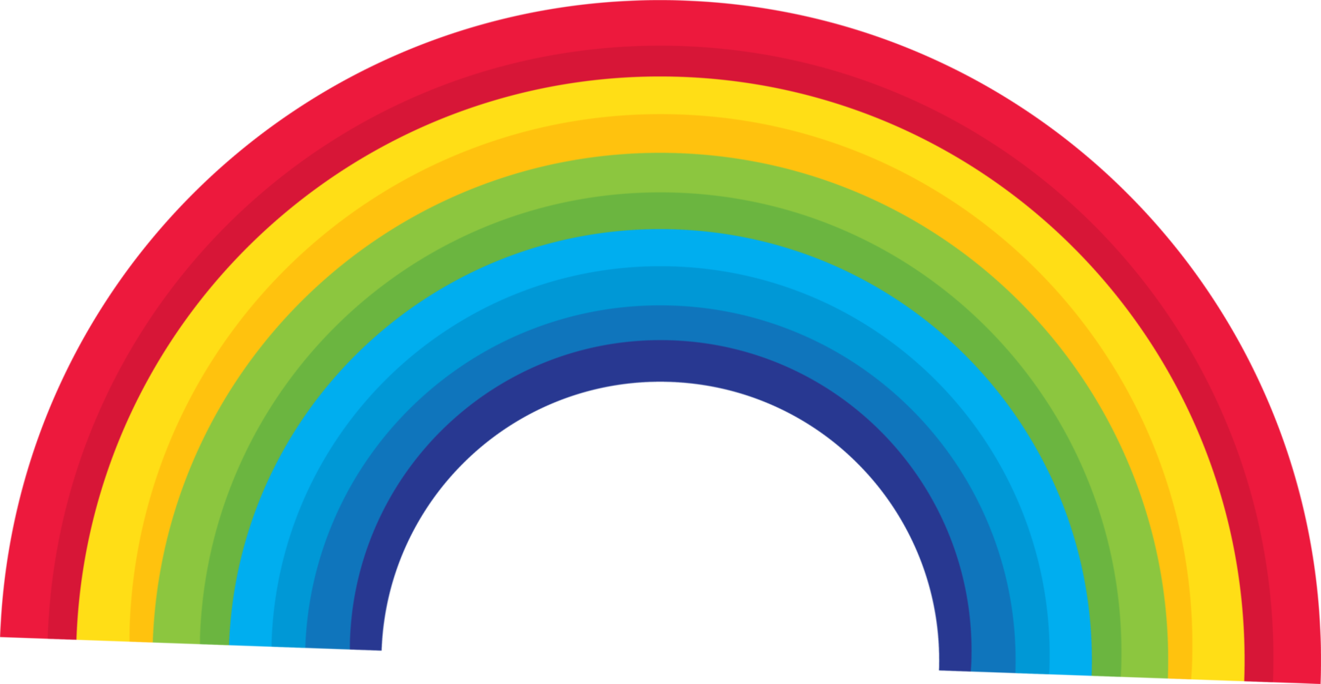 arco iris gráfico elemento png