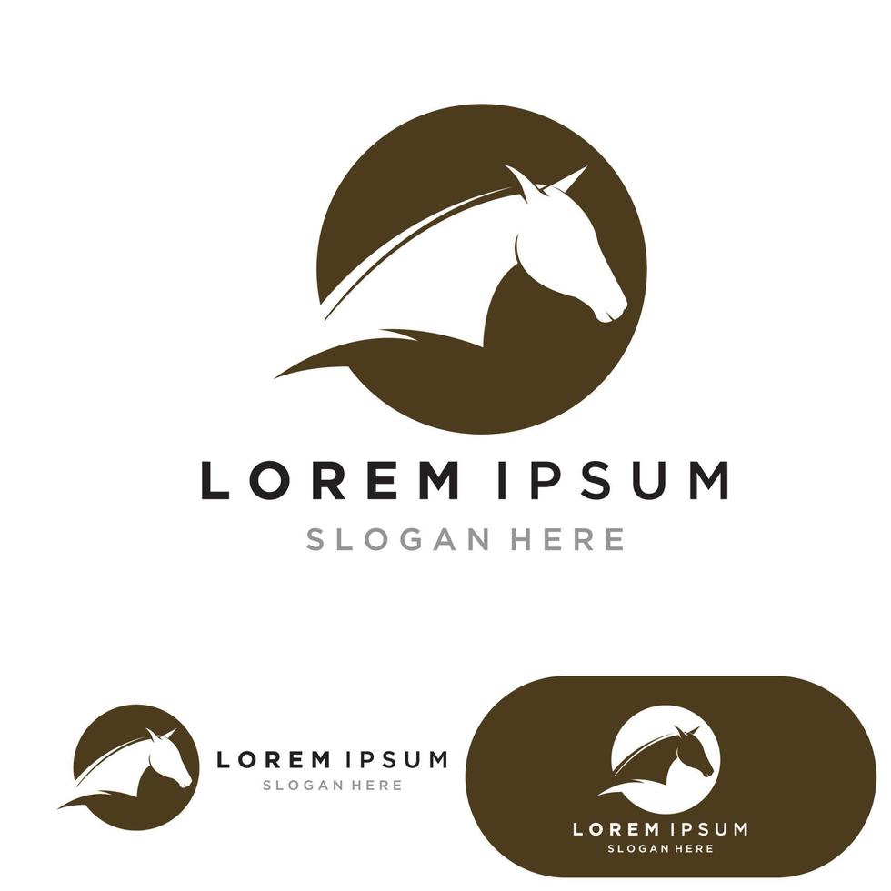 Horse Logo Template Vector illustration design