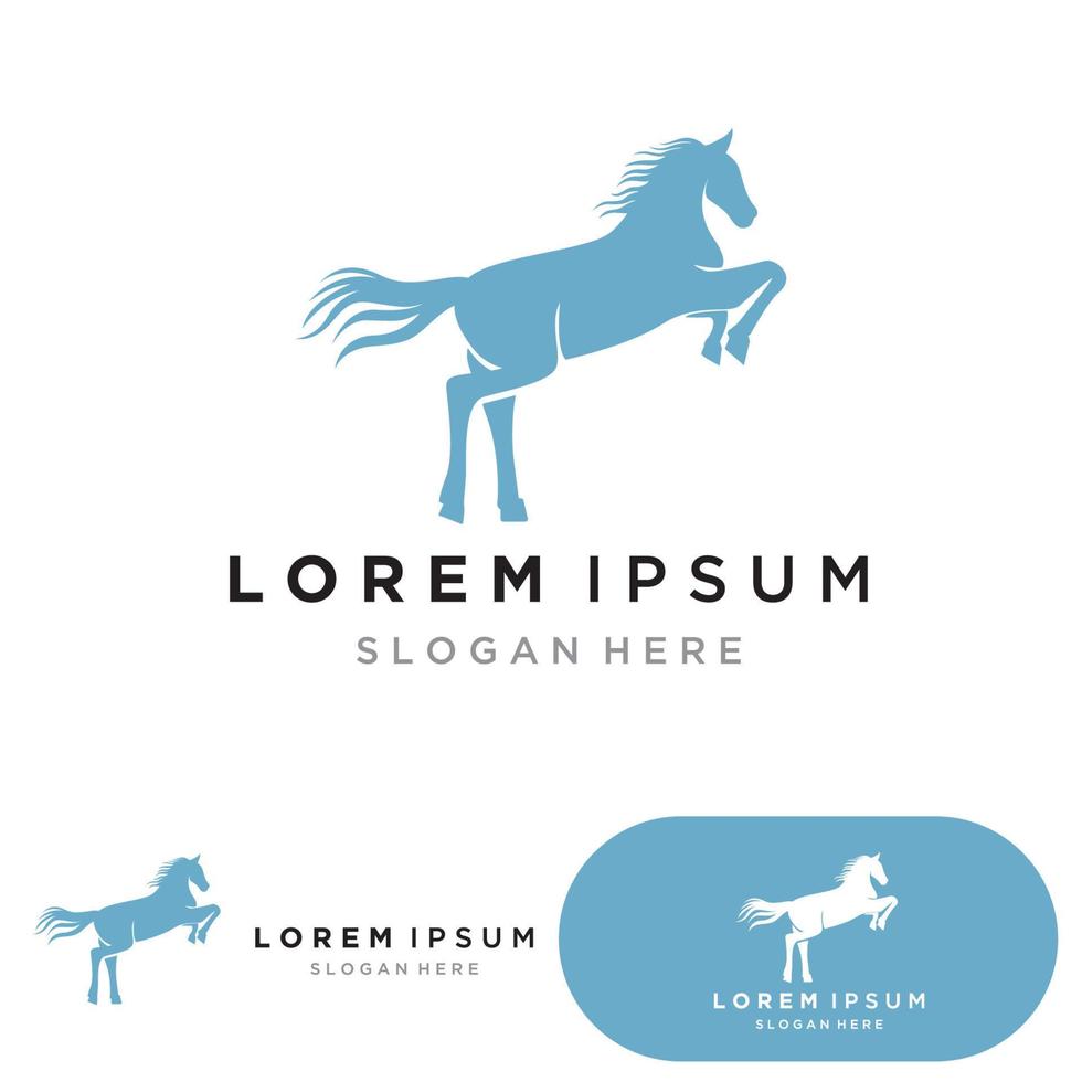 Horse Logo Template Vector illustration design