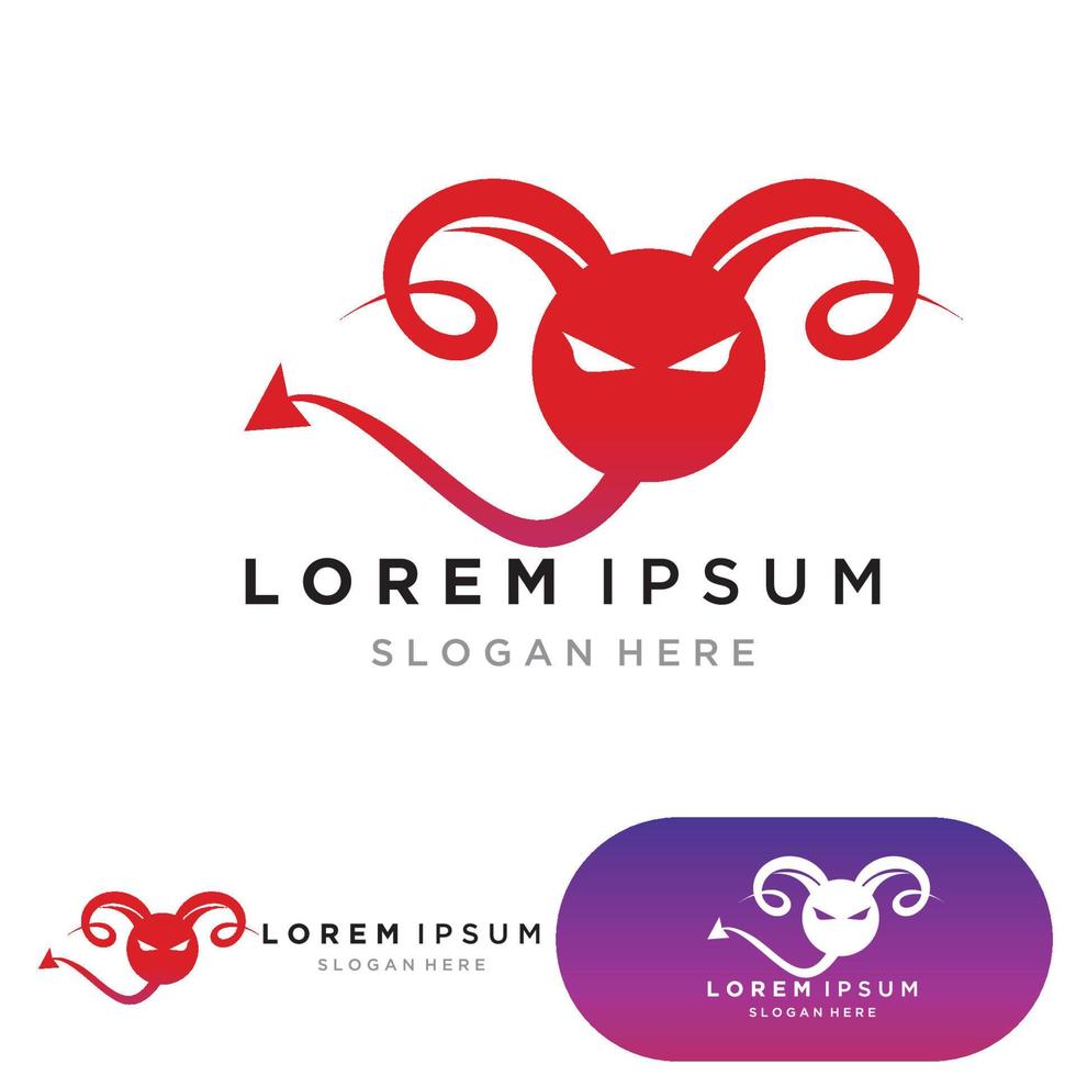 Devil horn Vector icon