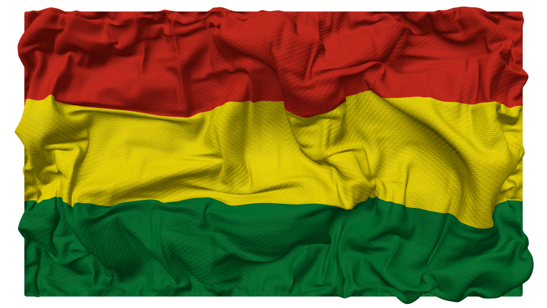 Bolivia Flag Waves with Realistic Bump Texture, Flag Background, 3D Rendering png