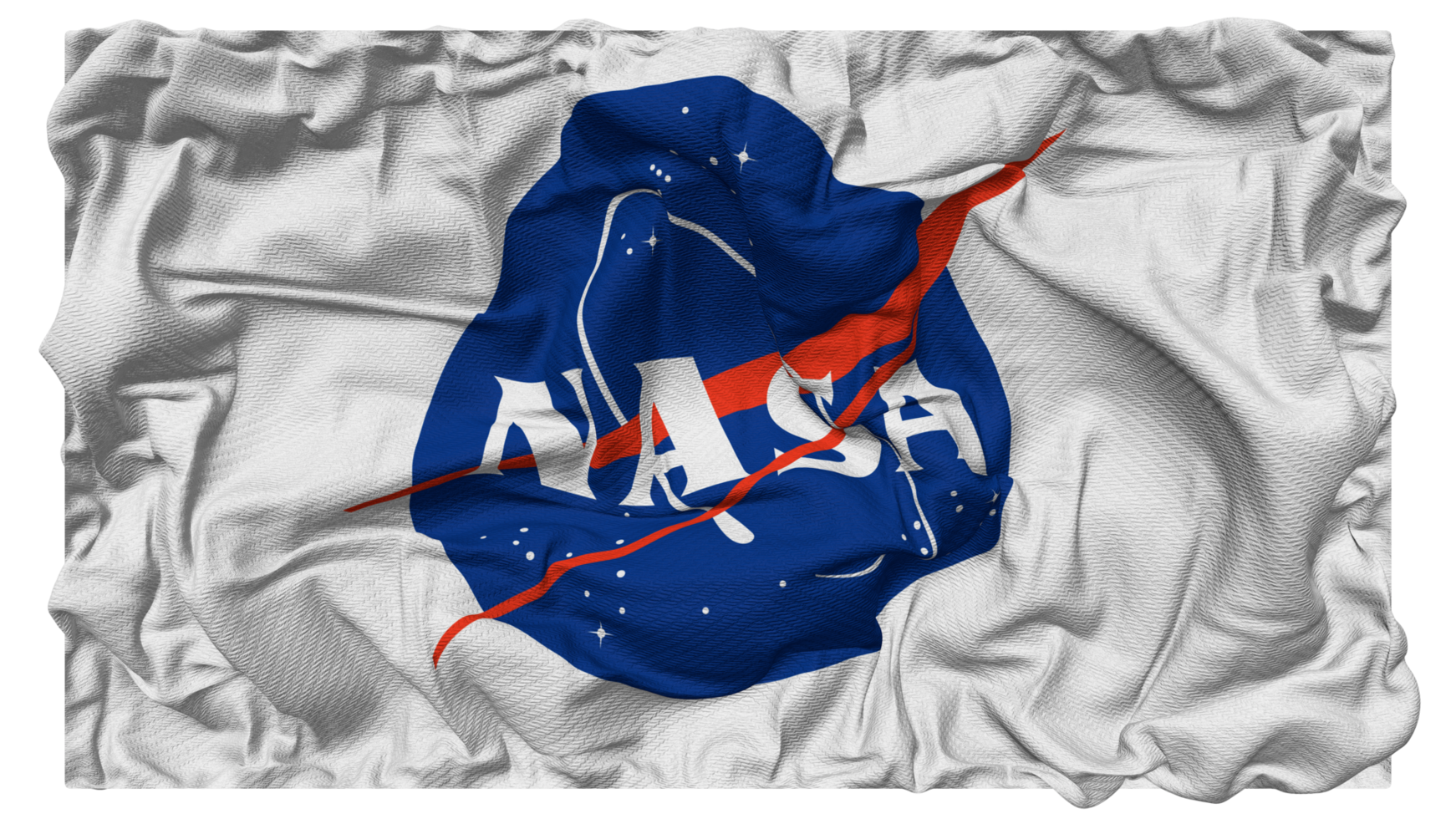 National Aeronautics and Space Administration, NASA Flag Waves with Realistic Bump Texture, Flag Background, 3D Rendering png