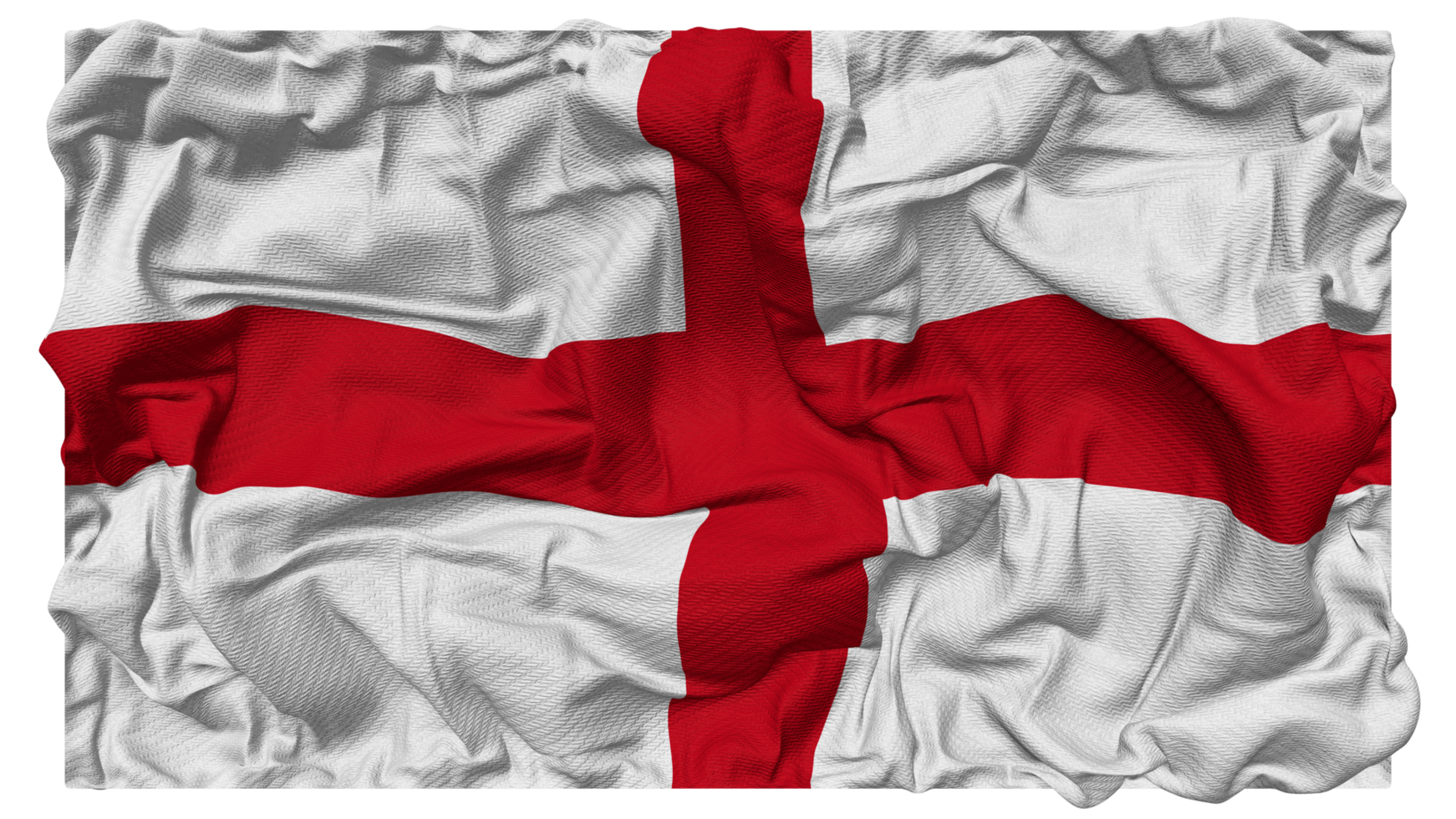 England Flag Waves with Realistic Bump Texture, Flag Background, 3D Rendering png